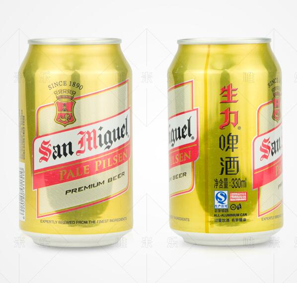 生力 San Miguel 生力啤酒330ml* 24罐 整箱图1