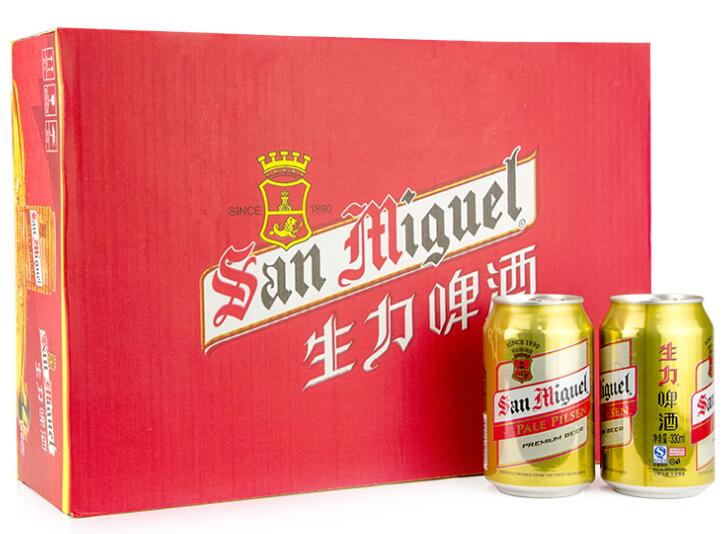 生力 San Miguel 生力啤酒330ml* 24罐 整箱图2