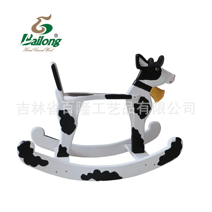 木制儿童玩具木马摇椅动物造型婴儿宝宝摇晃文具车可拆卸结实稳固图3