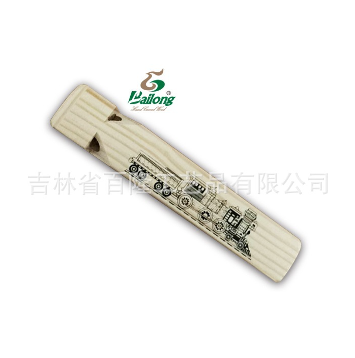 厂家定制儿童玩具火车头口哨户外幼教益智木质哨子木制木雕口哨图3