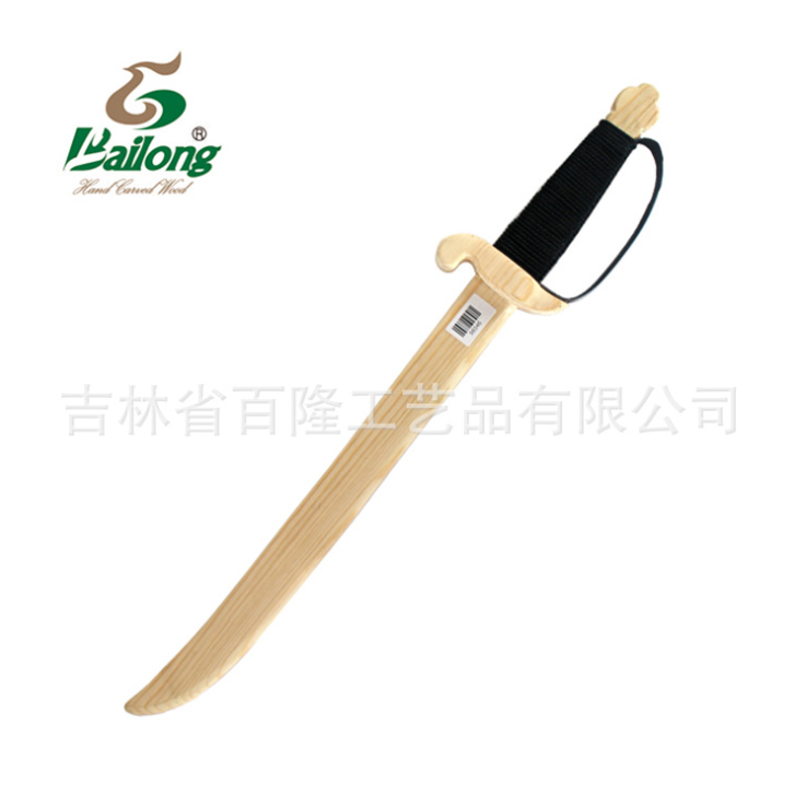 厂家定制工艺礼品木制刀剑儿童玩具仿真刀剑模型创意景区庙会刀剑图2