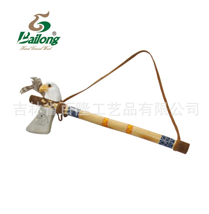 厂家直销景区庙会热卖木制仿真儿童玩具木雕动物斧子战斧纪念品图3