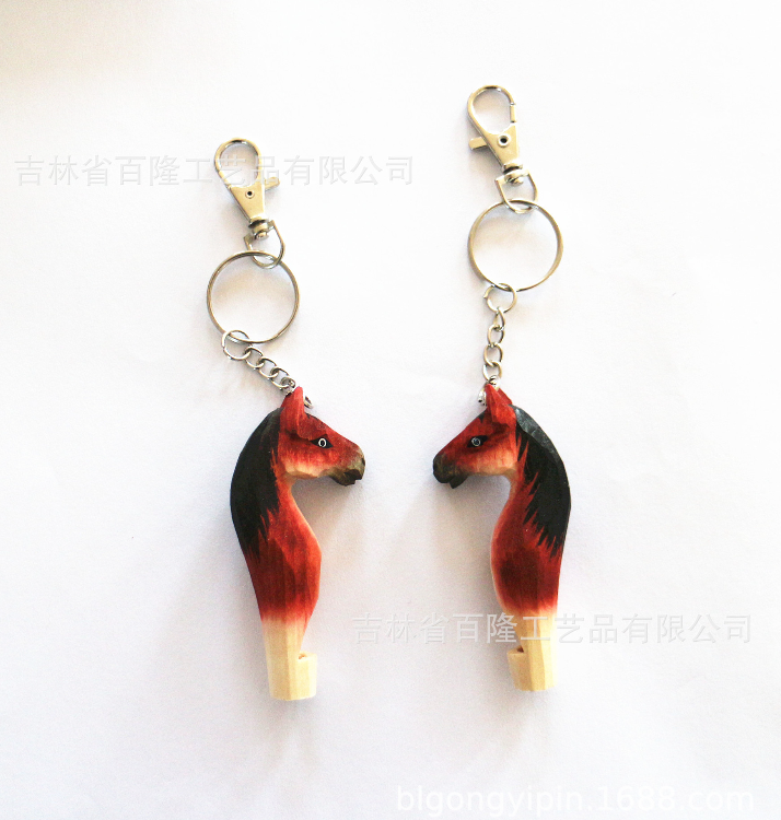手工雕刻动物木制口哨厂家直销挂件哨子儿童玩具钥匙扣口哨图3