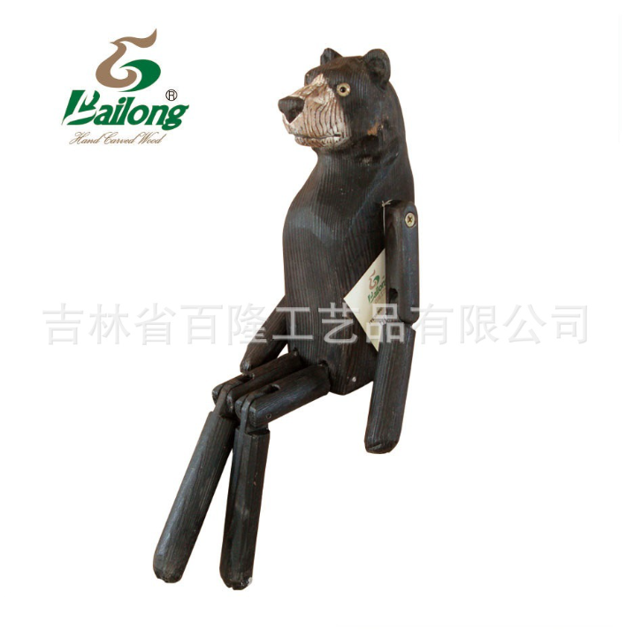 厂家直销手工木雕工艺装饰品动物造型摆件纪念品礼品木雕动物吊腿图3