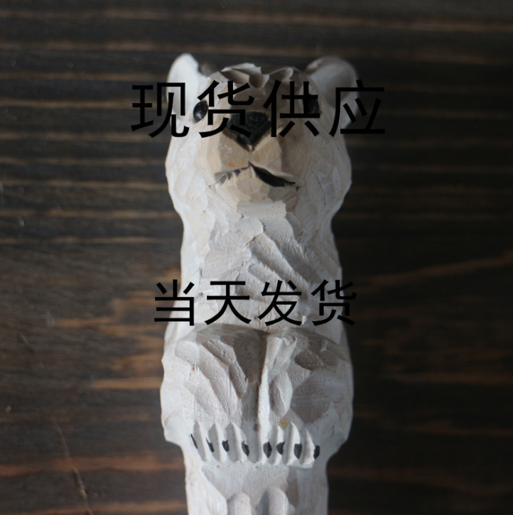厂家定制创意木雕动物笔库存手工木头笔景区热卖木质圆珠木雕笔图3
