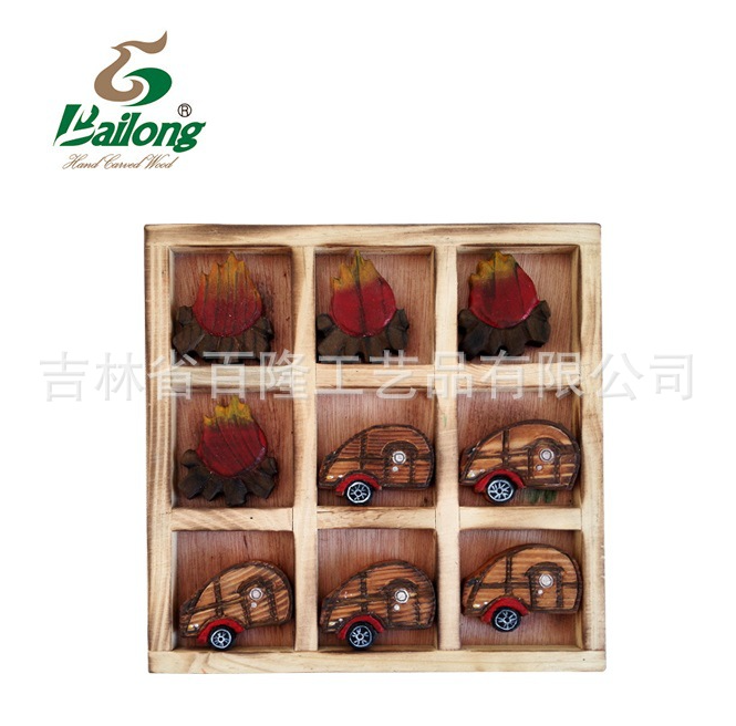 厂家定制木制儿童玩具棋盘创意九宫格动物棋子棋盘数独游戏棋盘图2