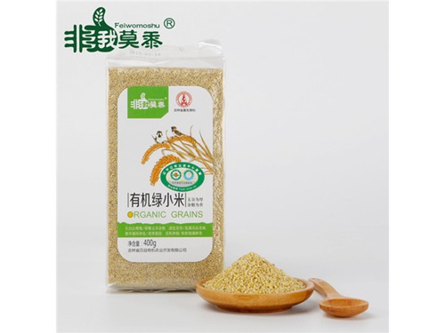 非我莫黍 有机绿小米真空包装400g东北杂粮粗粮图3