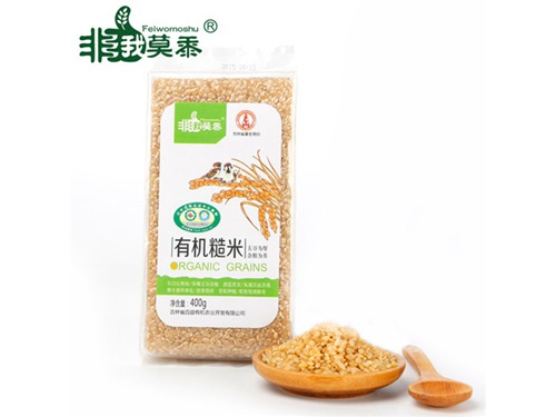 非我莫黍 有机糙米真空包装400g 东北五谷杂粮粗粮图3