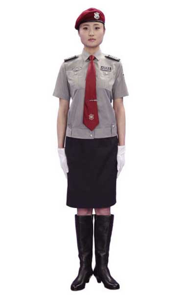 2011式女短袖制式衬衣图3