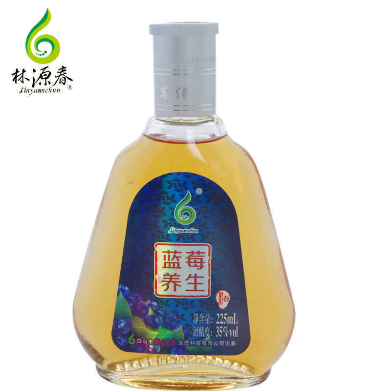 林源春35°蓝莓养生酒225ml/瓶×12瓶/箱图2