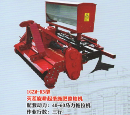 1GZM-D3型 灭茬旋耕起垄施肥整地机图3