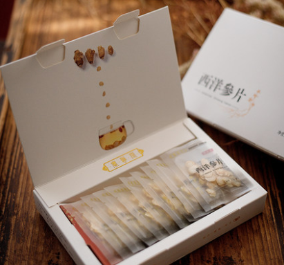 【25g*2盒】西洋参长白山西洋参片大片含片参切片养生茶正品图2