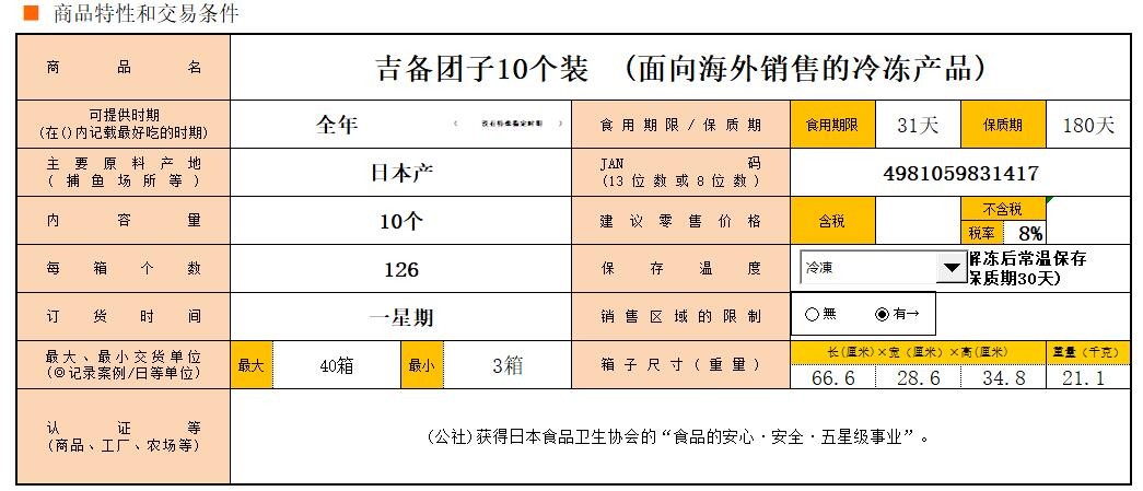 吉备团子10个装图2
